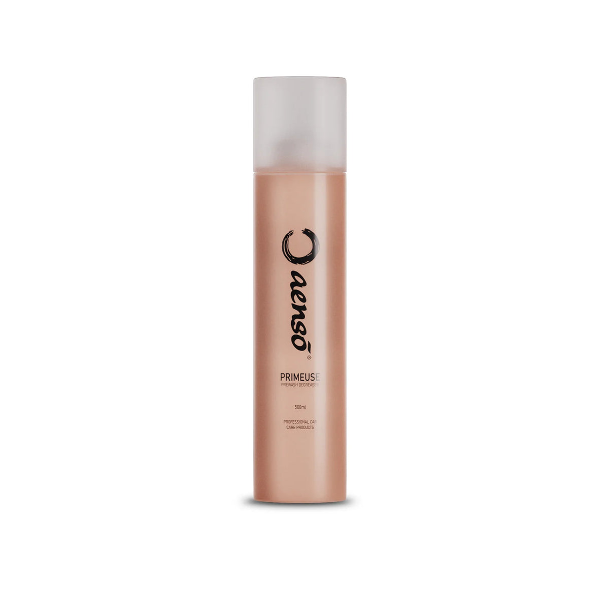 Aenso Primeuse in clear bottle with white background