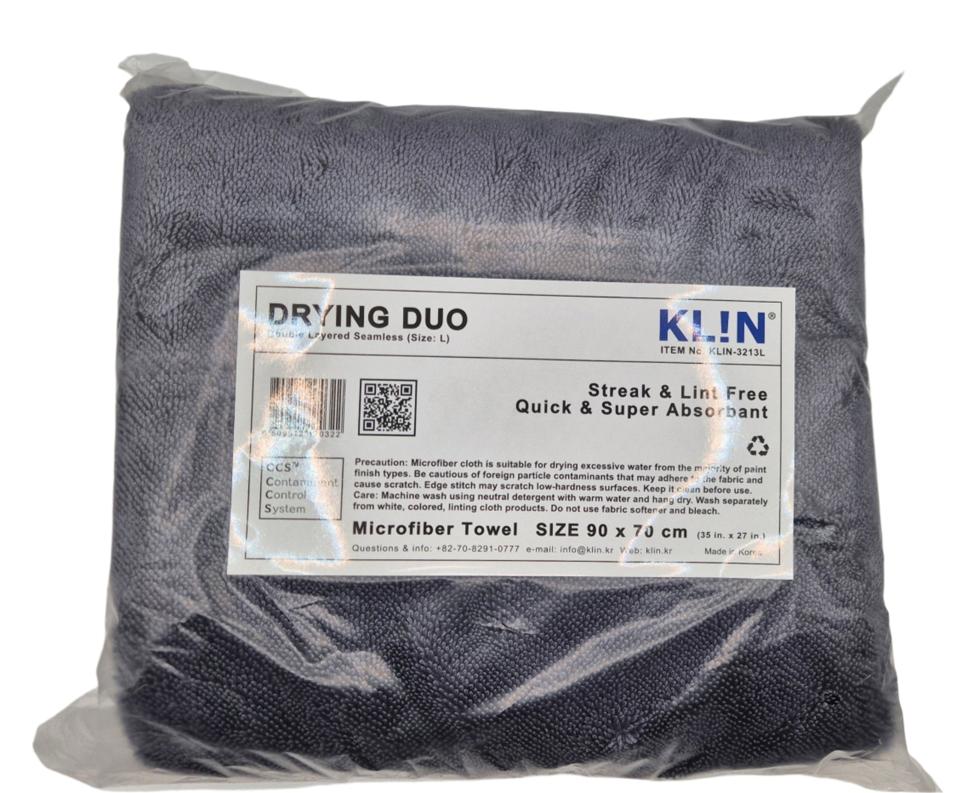 Klin Drying Duo in packaging with white background