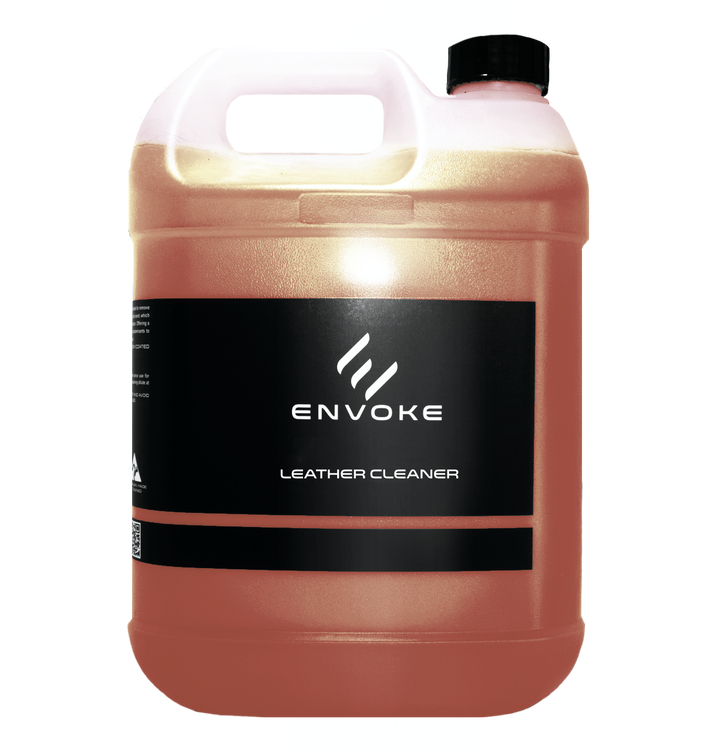 envoke leather cleaner on white background