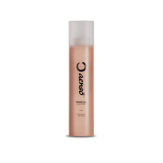 Aenso Primeuse in clear bottle with white background
