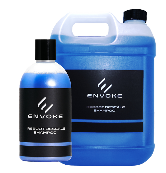 Envoke wash soap on white background