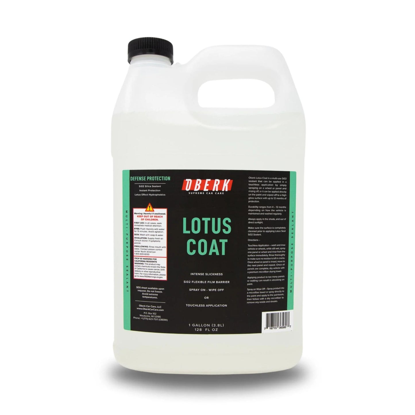 Oberk Lotus Coat SI02 Spray Sealnt